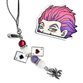 Hunter x Hunter Hisoka Beaded Phone Charm