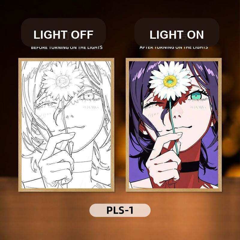Chainsaw Man Reze Light-Up Art Frame — 9 Designs — product view 8