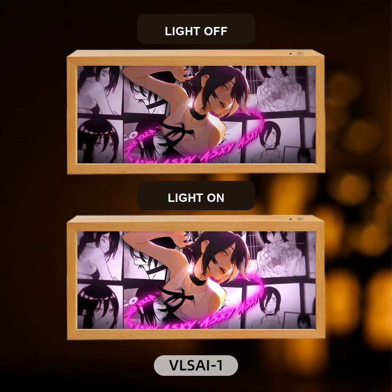 Chainsaw Man Reze Panoramic Light-Up Art Frame — 9 Designs — product view 12