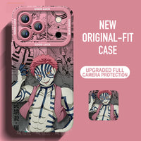 Demon Slayer Silicone Phone Case — Soft Shockproof Case with Full Lens Cover