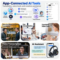Touchscreen Wireless Over-Ear Headphones