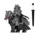 Berserk Guts Armored Knight with Wolf Mount Building Set