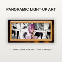 Chainsaw Man Reze Panoramic Light-Up Art Frame — 9 Designs — product view 7