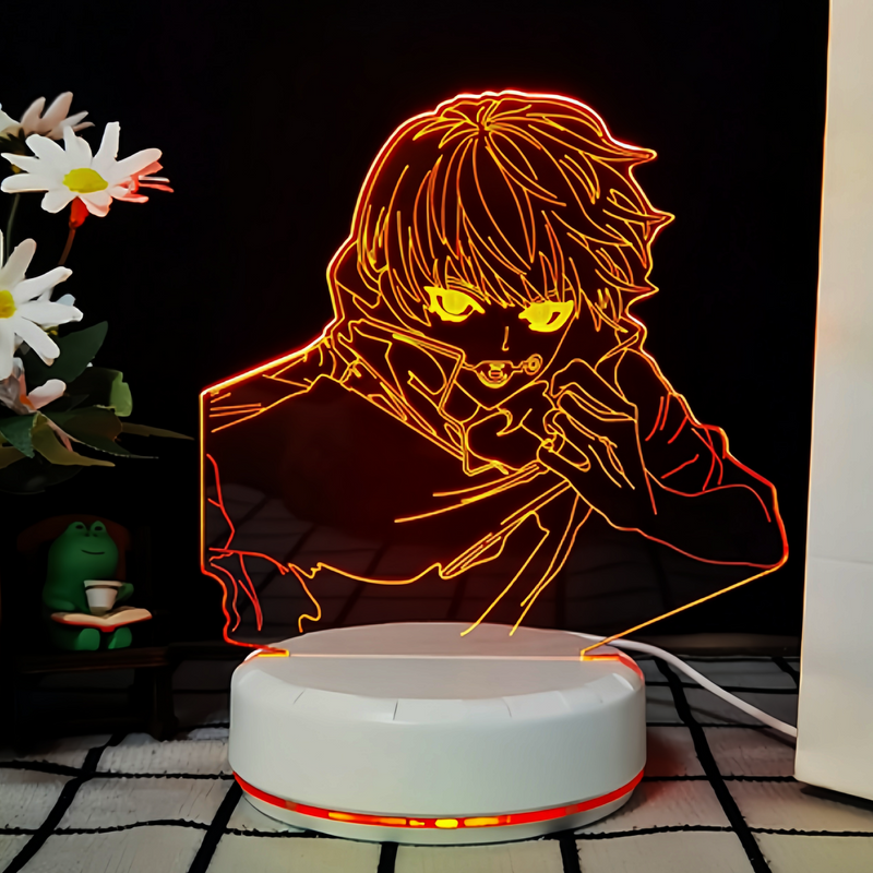 JJK 3D LED Night Light - Multi-Color Dimmable Desk Lamp — view 28