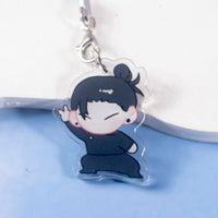 JJK Gojo & Geto Spring Bobble Standee Keychain Set