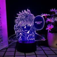 JJK 3D LED Night Light - Multi-Color Dimmable Desk Lamp — Satoru Gojo 4 / 7 Colors + Touch