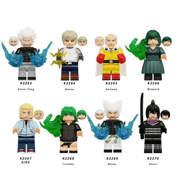 One Punch Man Saitama & Fubuki Minifigures