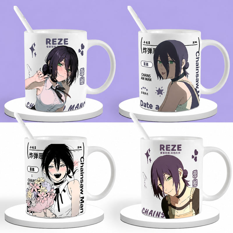 Chainsaw Man Reze Ceramic Mug — 21 Designs