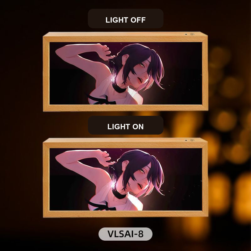 Chainsaw Man Reze Panoramic Light-Up Art Frame — 9 Designs — product view 14