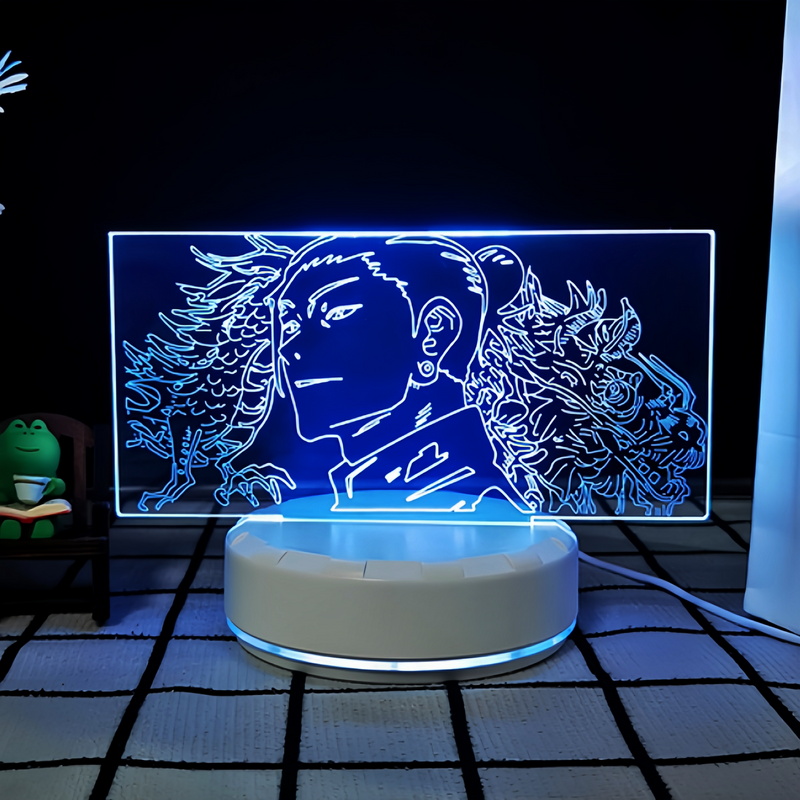 JJK 3D LED Night Light - Multi-Color Dimmable Desk Lamp — view 79