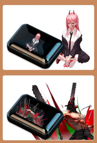 Chainsaw Man wireless earbuds design examples