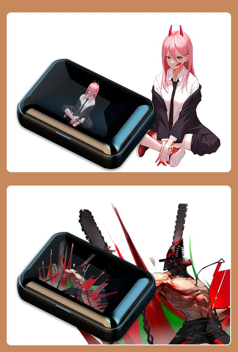 Chainsaw Man wireless earbuds design examples
