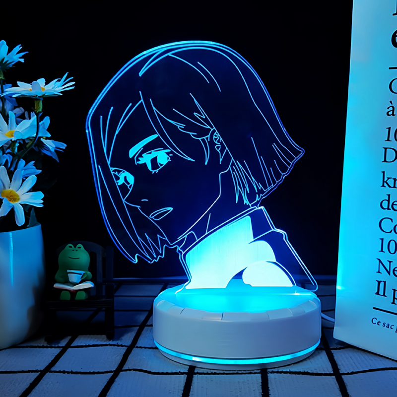 JJK 3D LED Night Light - Multi-Color Dimmable Desk Lamp — view 45