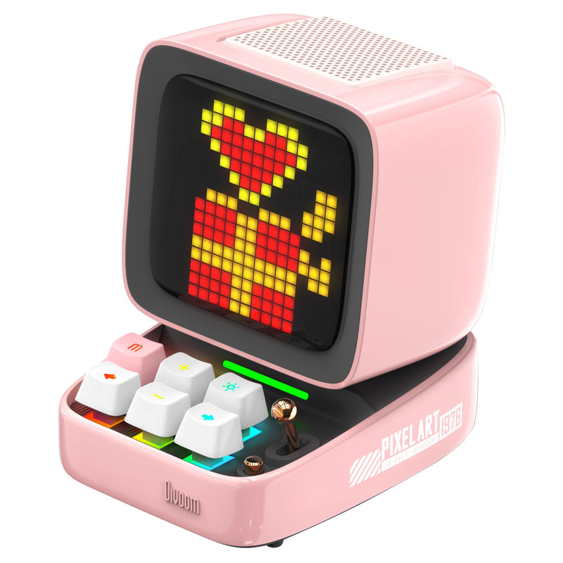 Retro Pixel Art Bluetooth Speaker with DIY LED Display