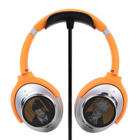 Dual-Screen ANC Headphones with Jujutsu Kaisen artwork shown on the customizable displays
