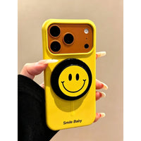Smiley Magnetic Phone Stand & Case — 3 Options