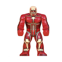 Attack on Titan Building Block Minifigures - Eren, Mikasa, Levi & Titans