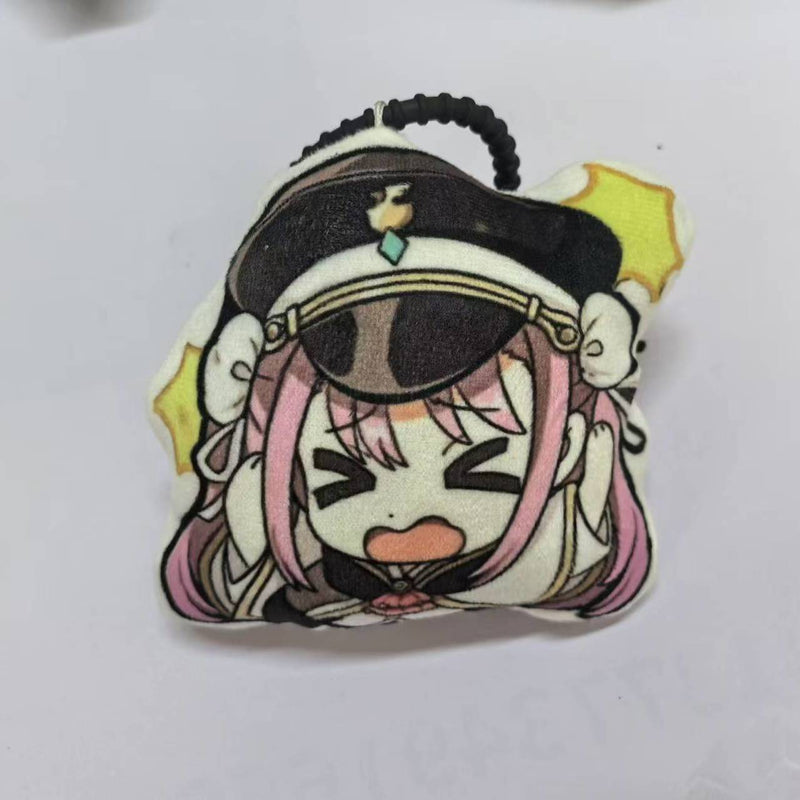 Custom Photo Plush Keychain — Personalized Doll Charm with Voice Recording