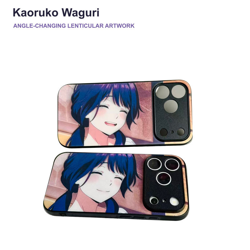 Kaoruko Waguri Lenticular Phone Case - Smiling Portrait — original pixel relayout