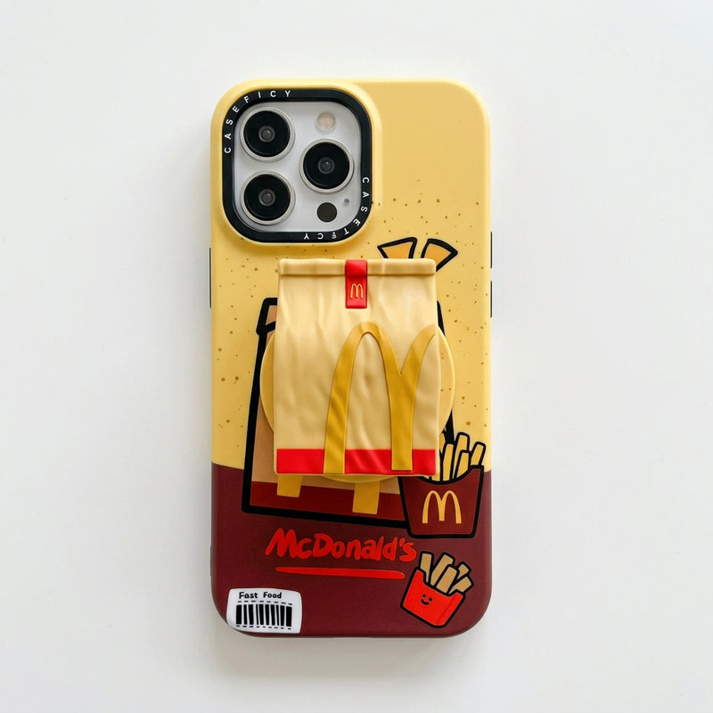 Fried Chicken & Burger Magnetic Phone Stand & Case — 3 Options