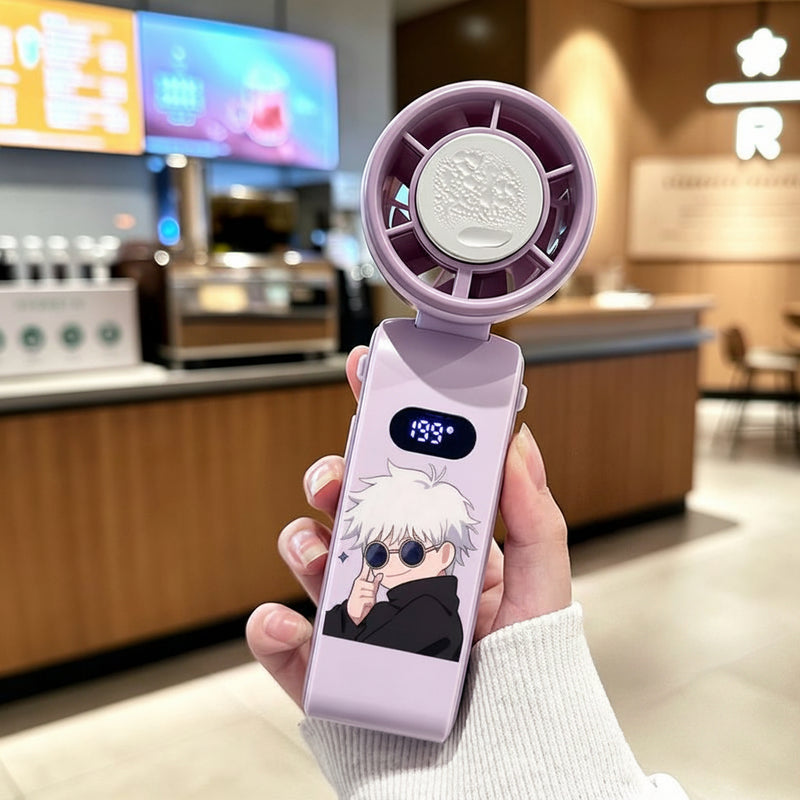 Gojo Handheld Fan — Cooling Plate Mini Fan with LED Display