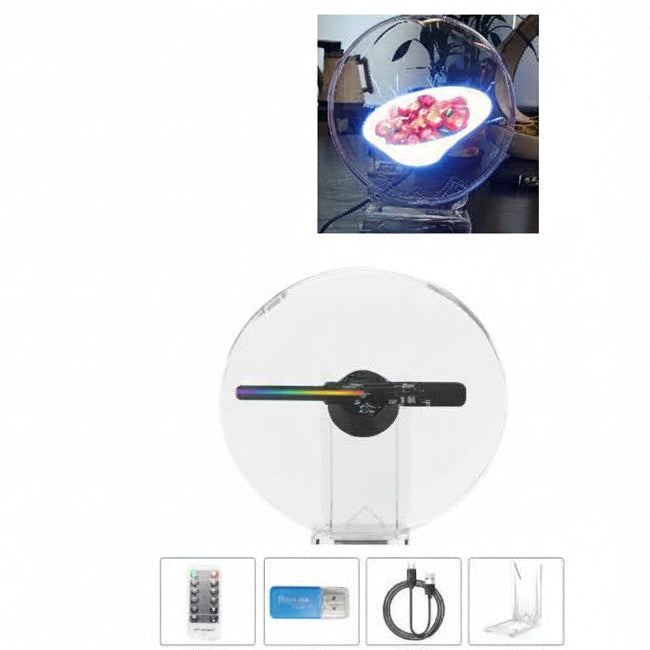 Desktop Holographic 3D Projector with Built-in Speaker