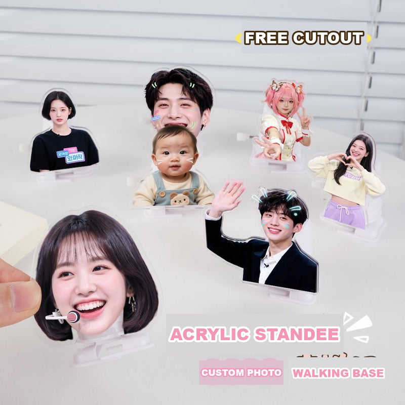 Custom Photo Walking Standee — Personalized Acrylic Figure with Moving Legs