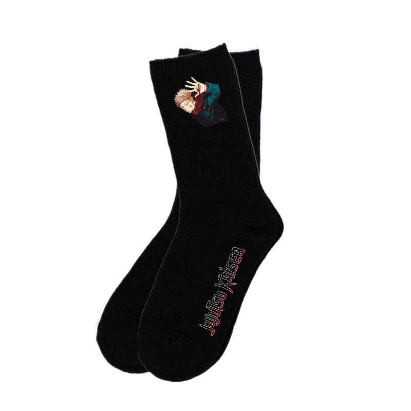 Jujutsu Kaisen Anime Crew Socks - Cotton Mid-Calf (Unisex)