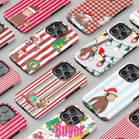 Curious George Christmas Magnetic Two-Layer Phone Case