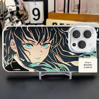 Demon Slayer aurora gold phone case — Muichiro Tokito — Close-Up
