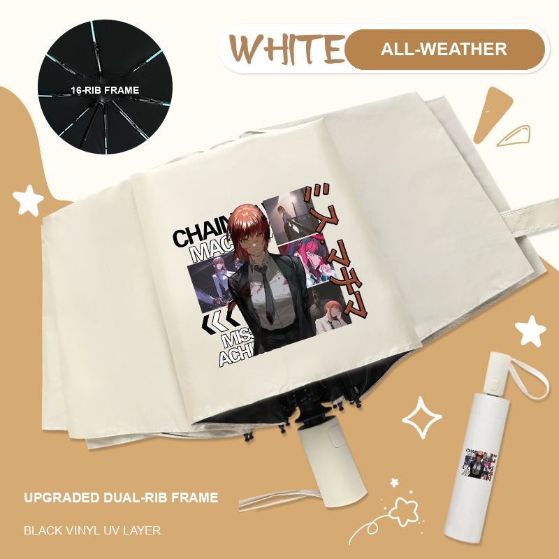 Chainsaw Man Automatic Umbrella — 16 Designs — product view 3