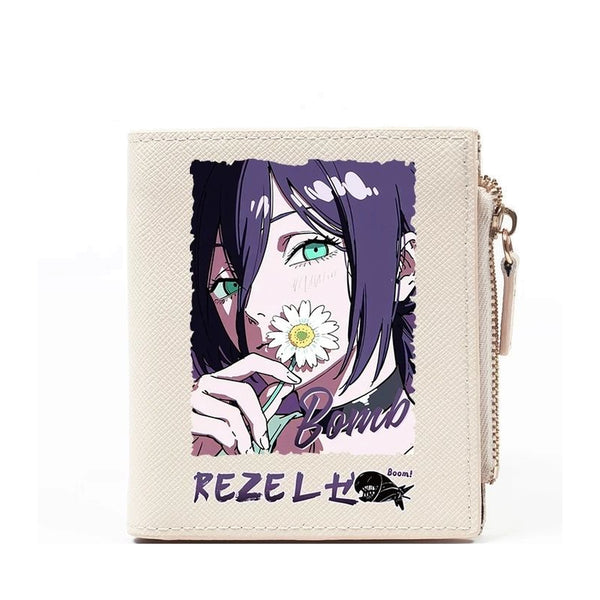 Chainsaw Man Reze Short & Long Wallet — 5 Styles on a white background