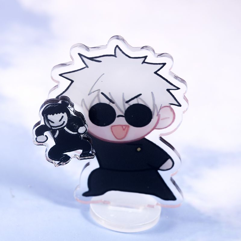 JJK Gojo & Geto Spring Bobble Standee Keychain Set