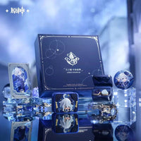 Original Furina earbuds gift box and included themed accessories
