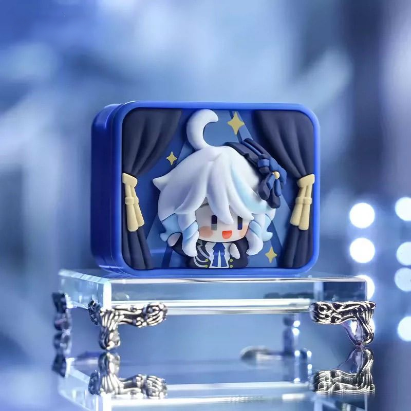 Furina chibi protective cover for the included charging case; display pedestal is not included