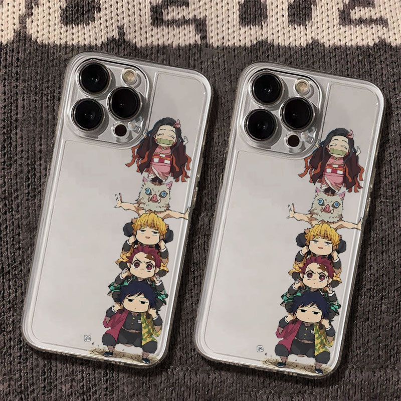 Demon Slayer Chibi Stack Phone Case — 2 Designs — product view 1