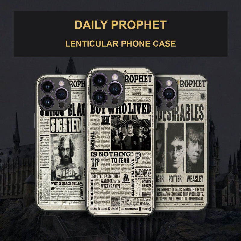 Harry Potter Daily Prophet Lenticular Phone Case — 2 Styles — product view 1