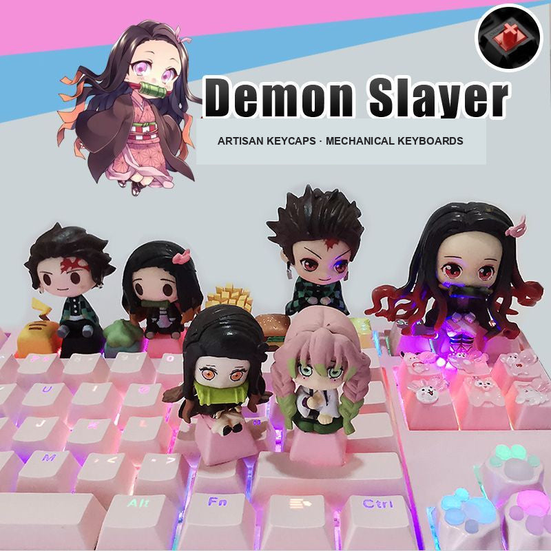Demon Slayer Backlit Artisan Keycaps — 13 Designs — product view 2