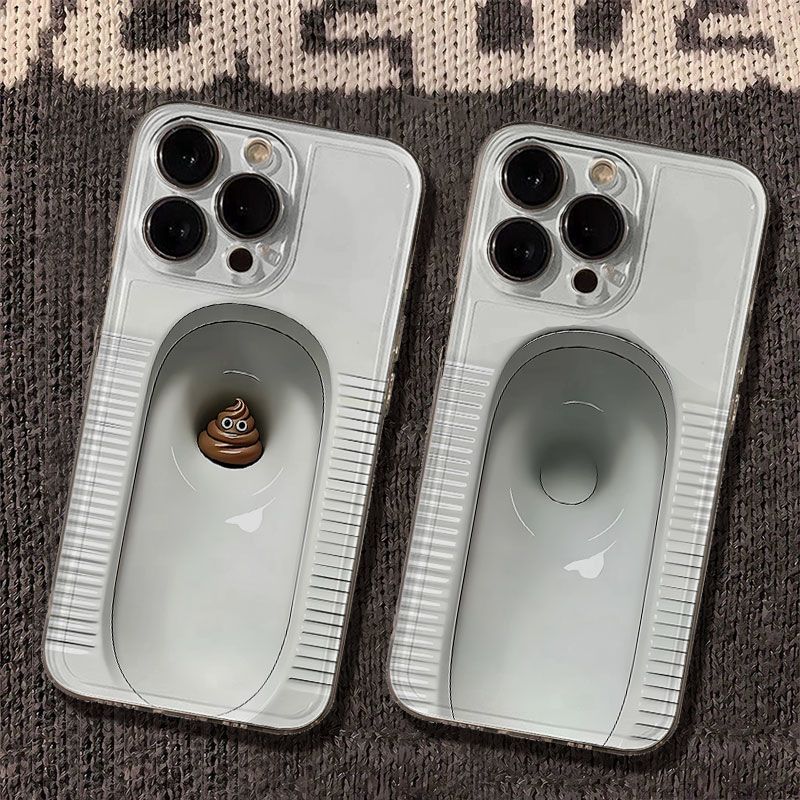 Toilet Novelty Phone Case — 2 Designs — product view 2