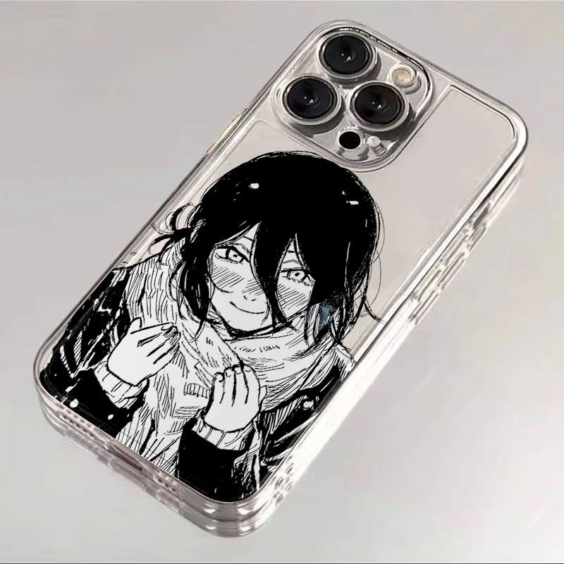 Chainsaw Man Reze Winter Illustrated Phone Case — 2 Designs — product view 2