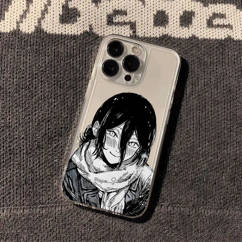 Chainsaw Man Reze Winter Illustrated Phone Case — 2 Designs — product view 3