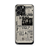 Harry Potter Daily Prophet Lenticular Phone Case — 2 Styles on a pure white background