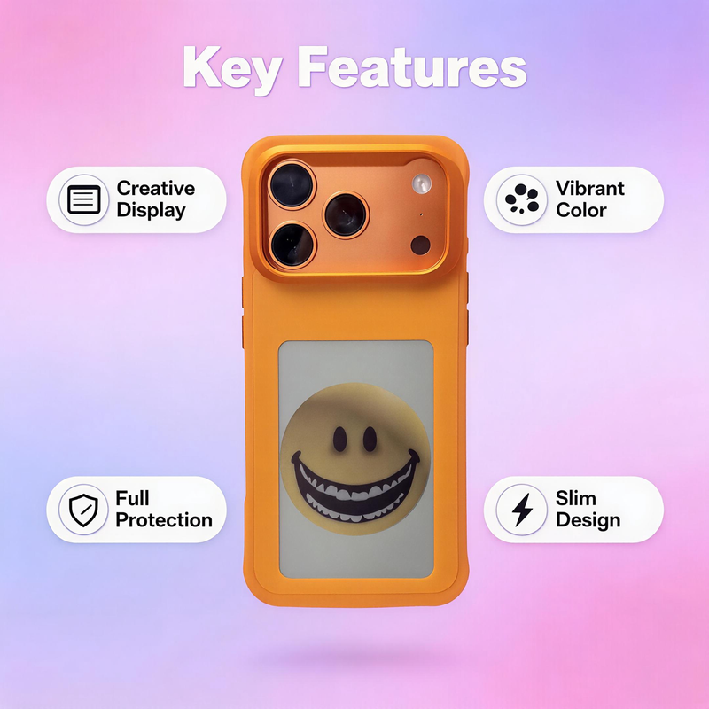 NFC E-Ink Display Phone Case - DIY Smart Screen Cover