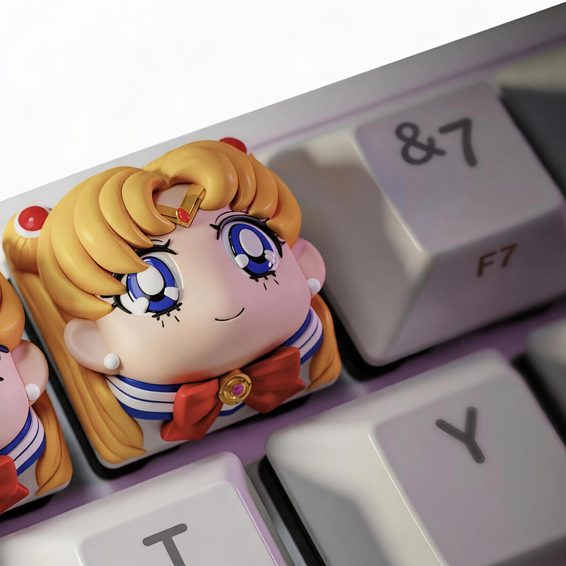 Sailor Moon 3D Keycap for Mechanical Keyboard