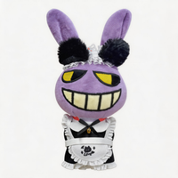 Cat Maid Outfit Set for 10cm Cotton Doll - Ears, Dress, Bib & Tail