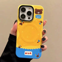 DIMOO Bear-Hat Magnetic Phone Case & Stand Options