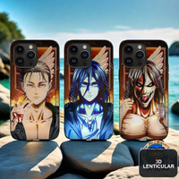 Attack on Titan Eren Yeager Lenticular Phone Case restored original image 1