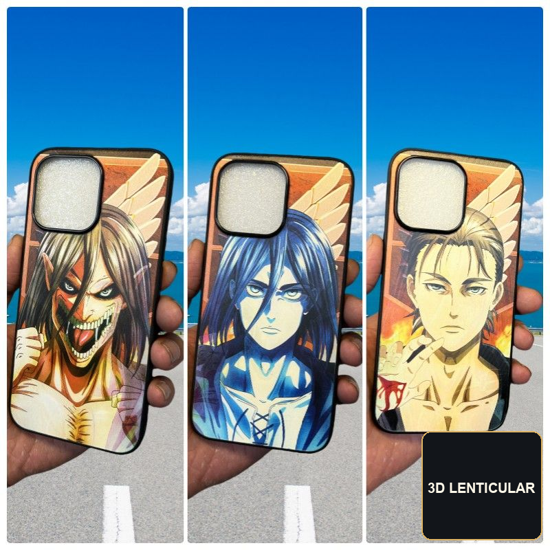 Attack on Titan Eren Yeager Lenticular Phone Case restored original image 2