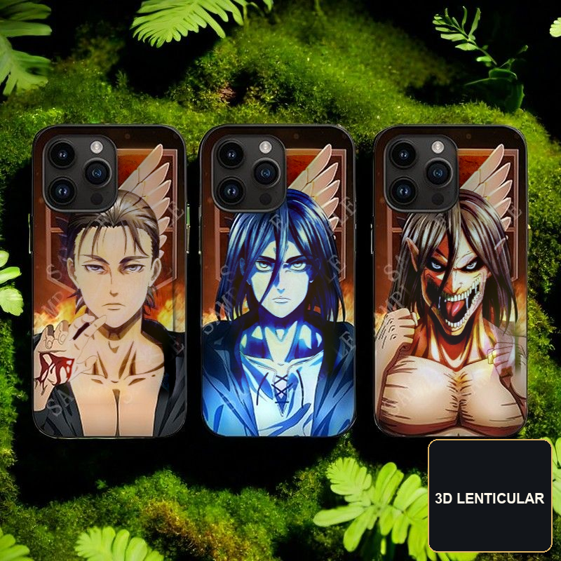 Attack on Titan Eren Yeager Lenticular Phone Case restored original image 4