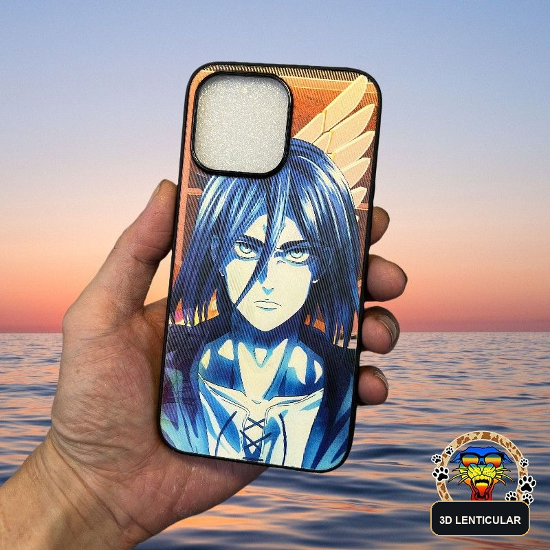 Attack on Titan Eren Yeager Lenticular Phone Case restored original image 5